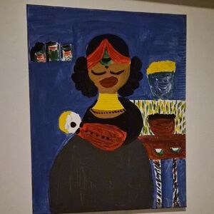 Vibrant Cultural Portrait Canvas